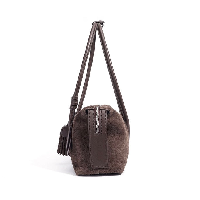Fern – Women's Shoulder Bag With Tassel & Leaf Charm Detail