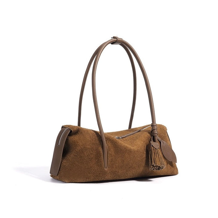 Fern – Women's Shoulder Bag With Tassel & Leaf Charm Detail