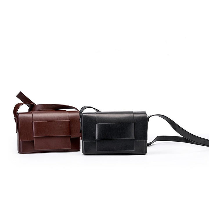 Corden – Unisex Leather Crossbody Bag with Structured Flap & Belt Loop Detail