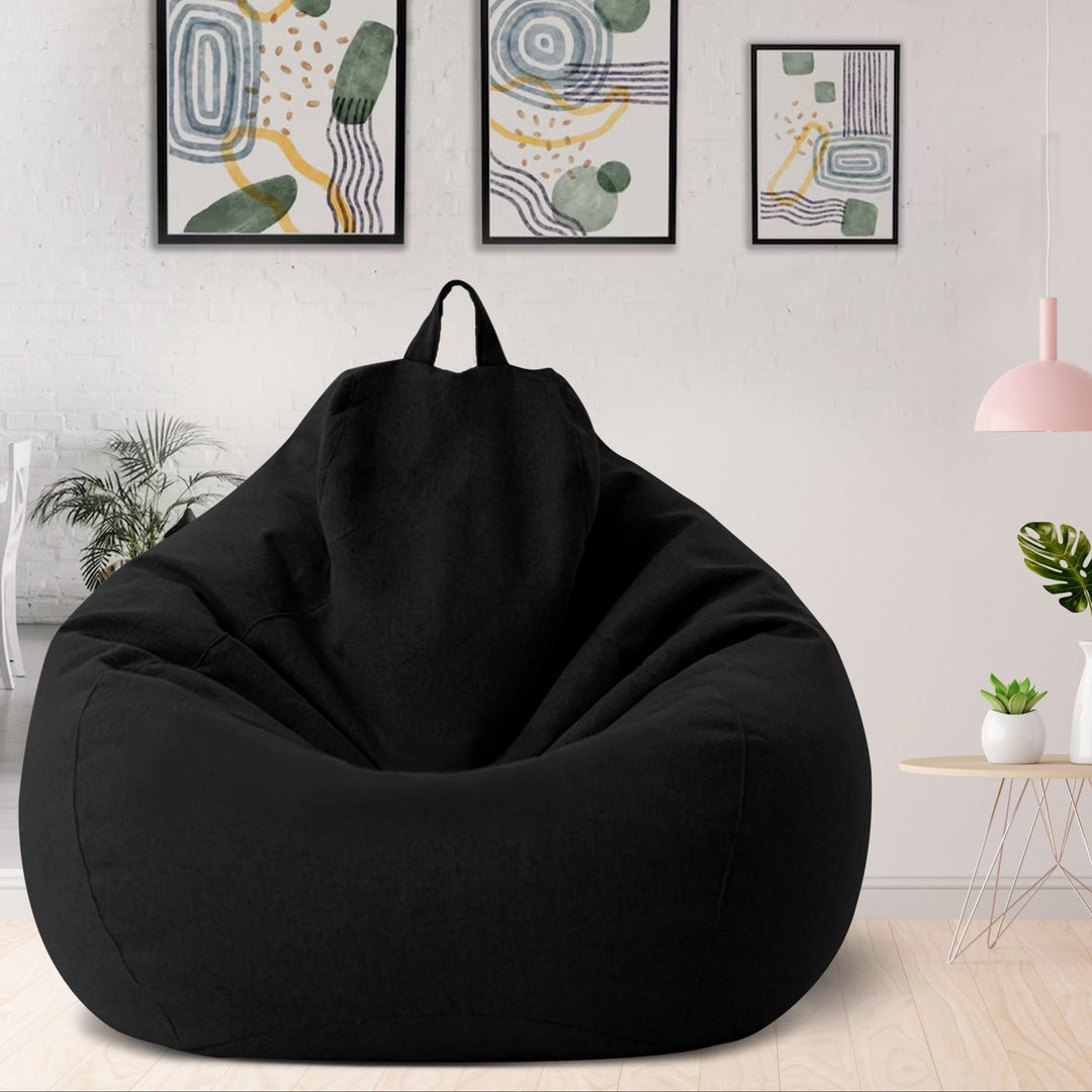 Linen Polyester Bean Bag Cover – Ergonomic Seating Solution