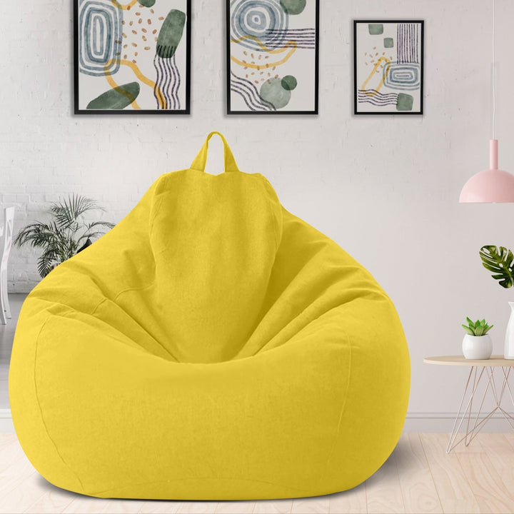 Linen Polyester Bean Bag Cover – Ergonomic Seating Solution
