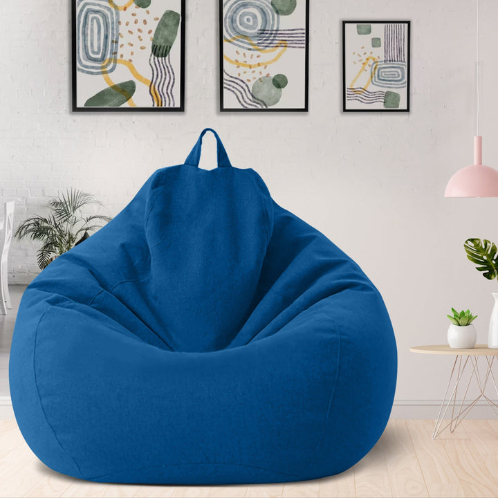 Linen Polyester Bean Bag Cover – Ergonomic Seating Solution
