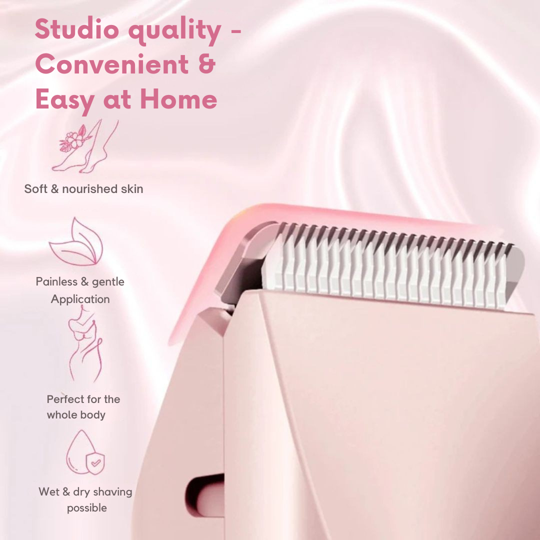 Intimate Shaver | Wireless Electric Shaver | Gentle Wet and Dry Shaving | IntimLisse
