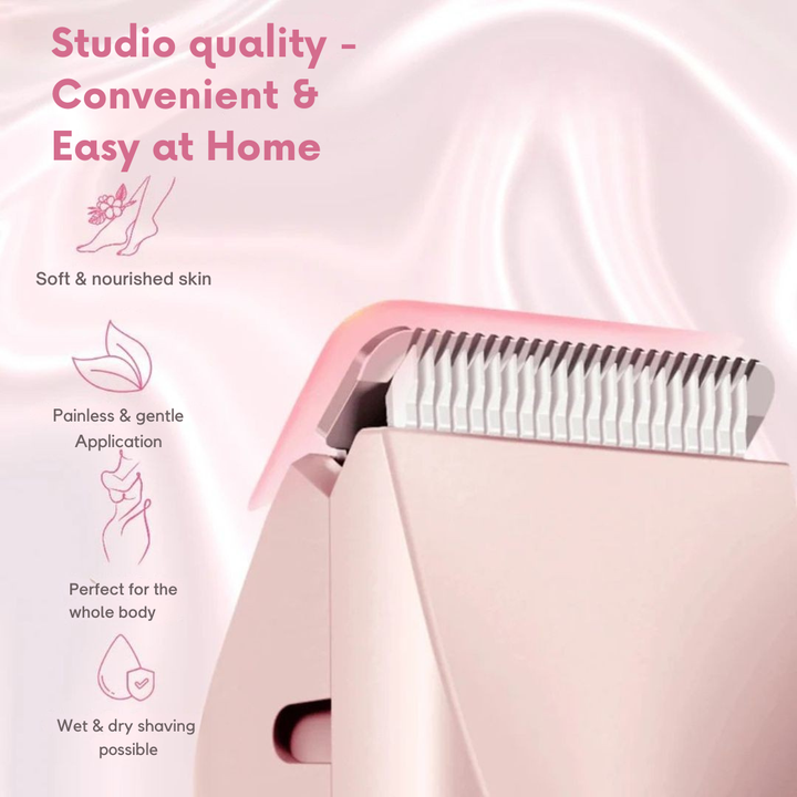 Intimate Shaver | Wireless Electric Shaver | Gentle Wet and Dry Shaving | IntimLisse