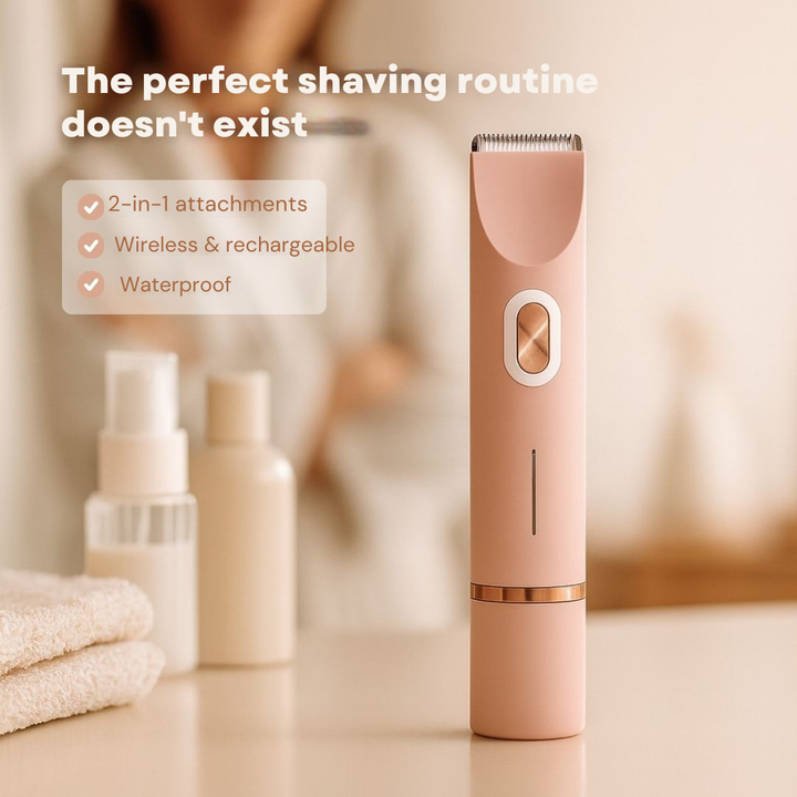 Intimate Shaver | Wireless Electric Shaver | Gentle Wet and Dry Shaving | IntimLisse