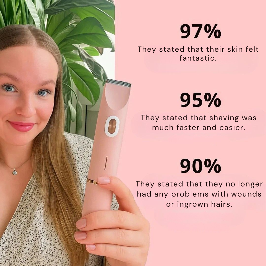 Intimate Shaver | Wireless Electric Shaver | Gentle Wet and Dry Shaving | IntimLisse