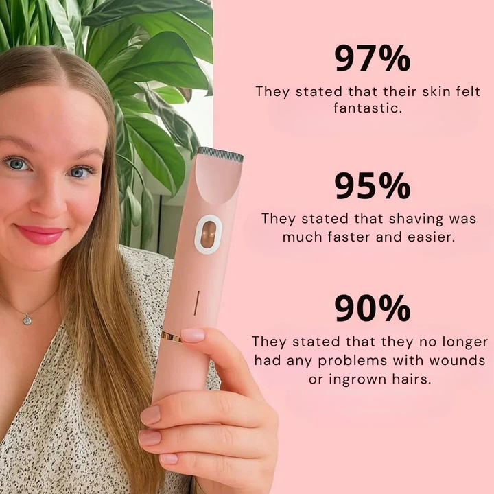 Intimate Shaver | Wireless Electric Shaver | Gentle Wet and Dry Shaving | IntimLisse
