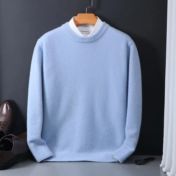 Premium Cashmere Crewneck Sweater for Men