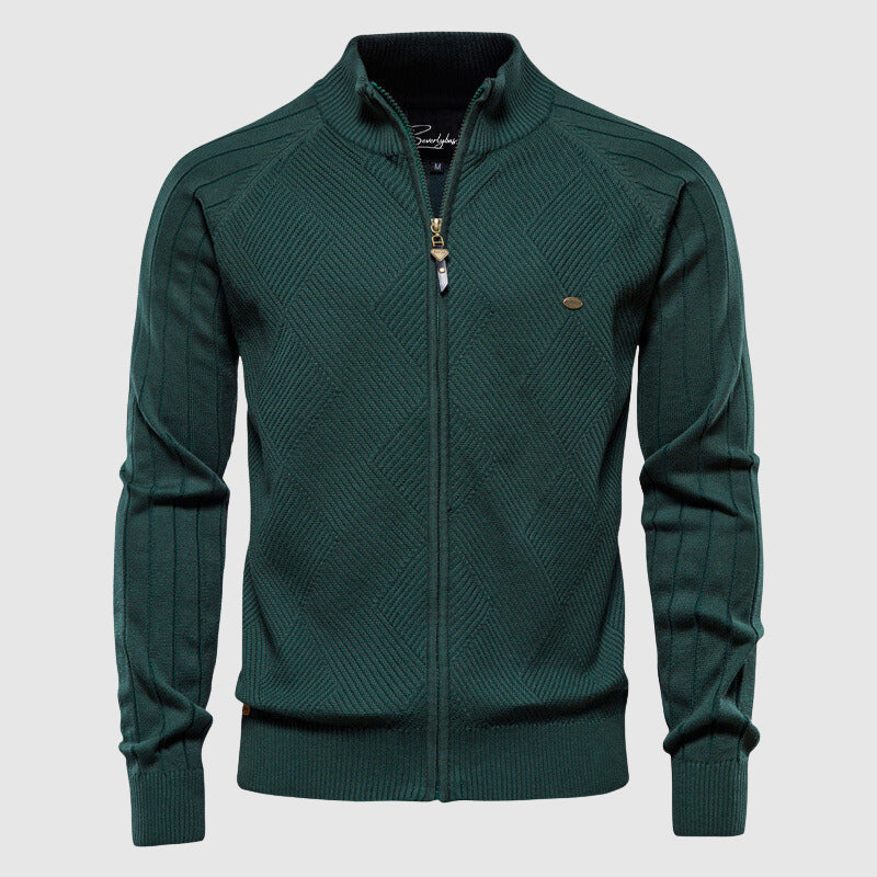 Brian – Men's Vest with Full Zipper