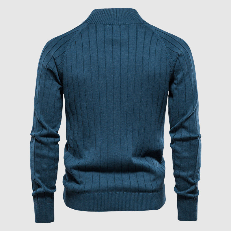 Brian – Men's Vest with Full Zipper