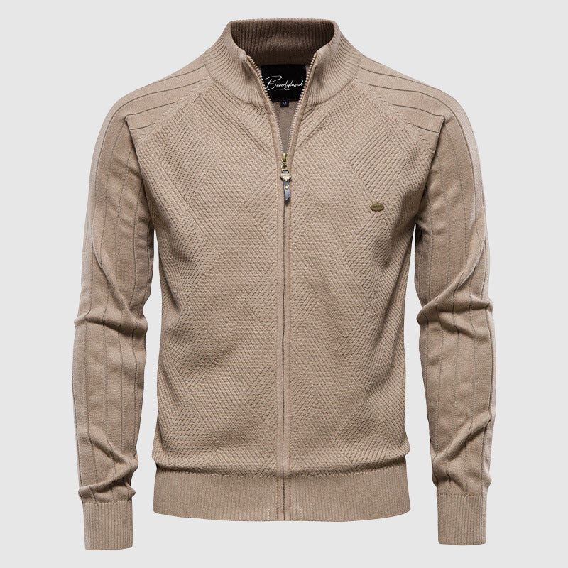 Brian – Men's Vest with Full Zipper