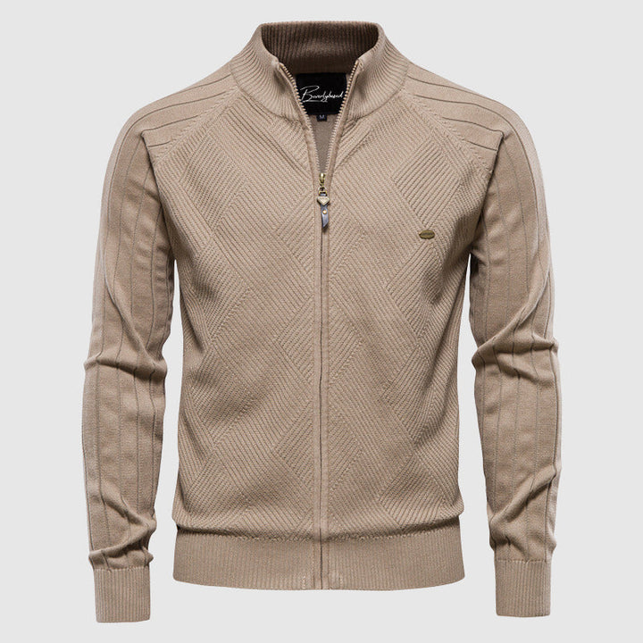 Brian – Men's Vest with Full Zipper