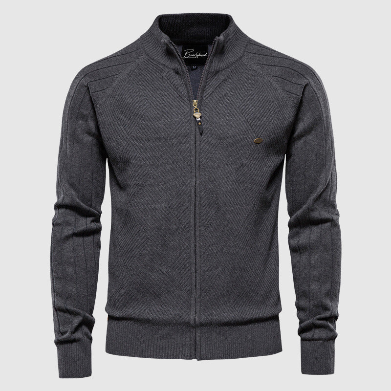 Brian – Men's Vest with Full Zipper