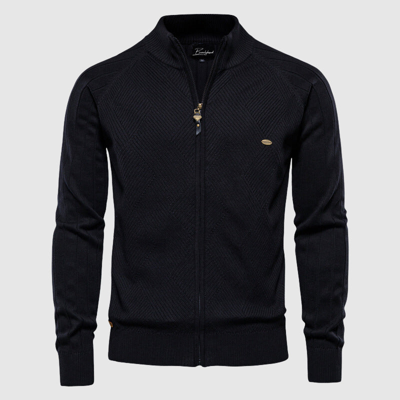 Brian – Men's Vest with Full Zipper