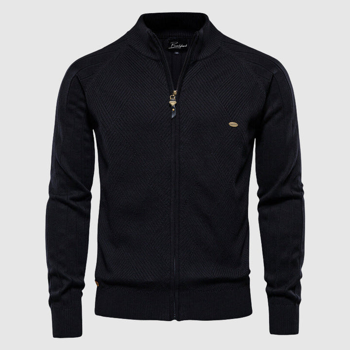 Brian – Men's Vest with Full Zipper