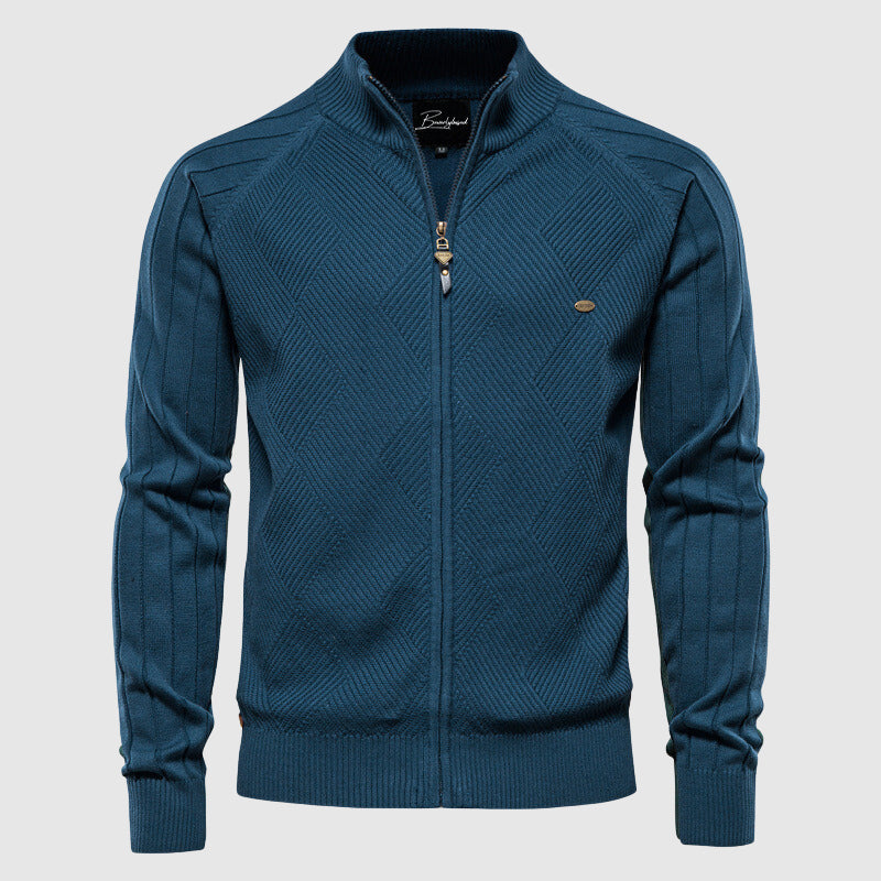 Brian – Men's Vest with Full Zipper