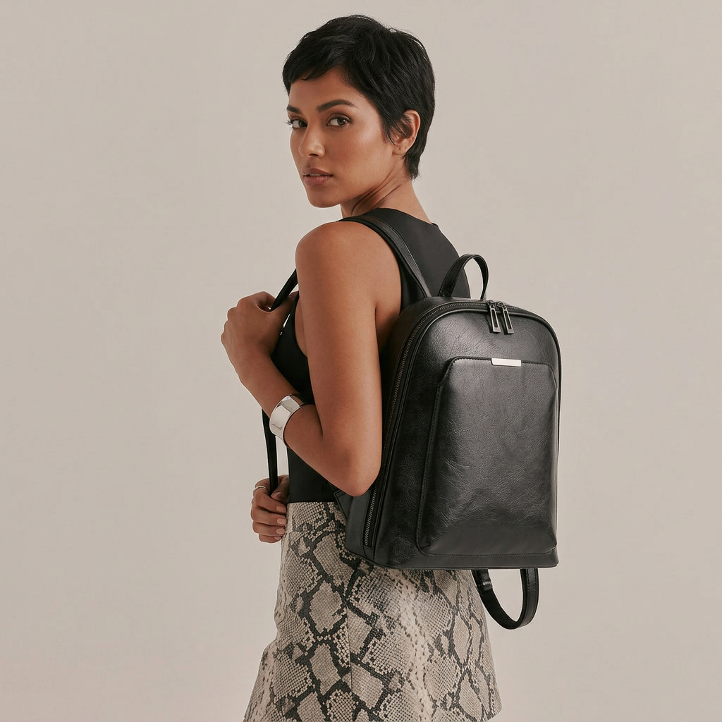 Kaia – Vegan Leather Backpack Women, Work & Travel Bag