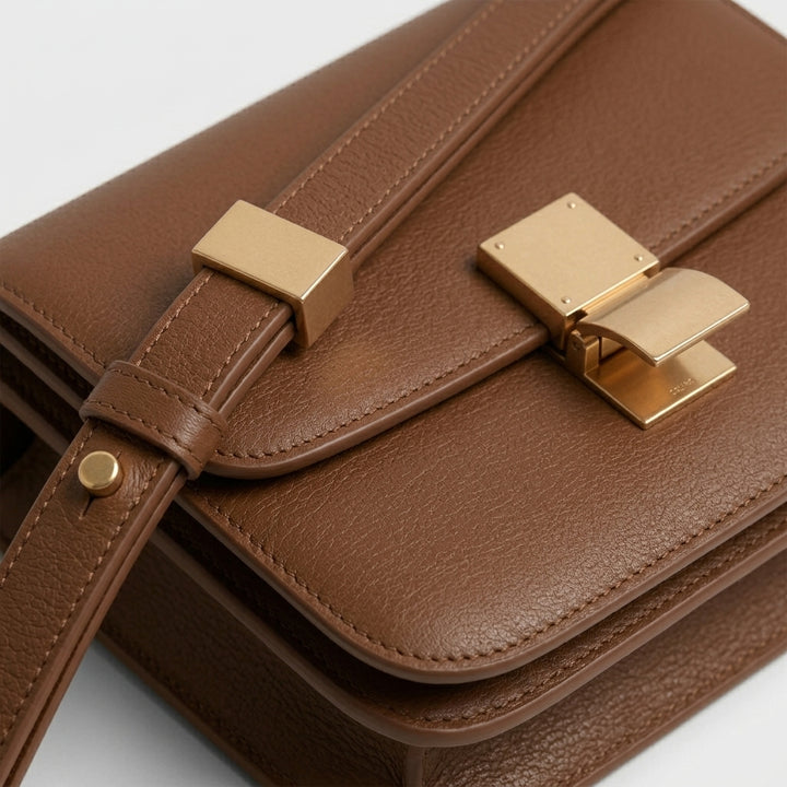 Kara – Small Leather Crossbody Bag, Structured Shoulder Purse