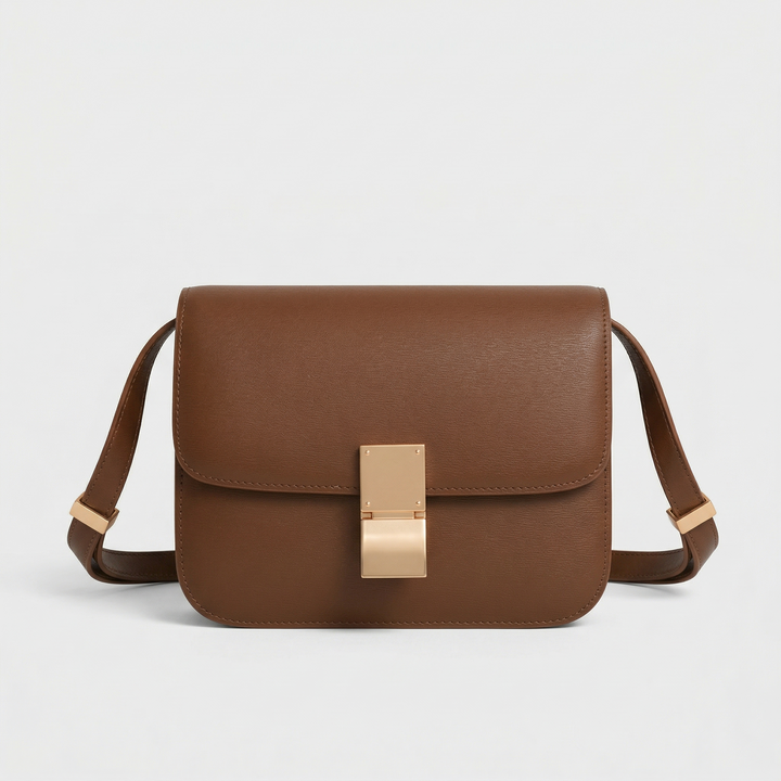 Kara – Small Leather Crossbody Bag, Structured Shoulder Purse