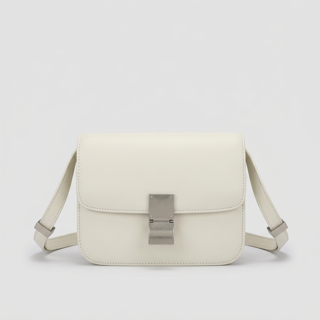 Kara – Small Leather Crossbody Bag, Structured Shoulder Purse