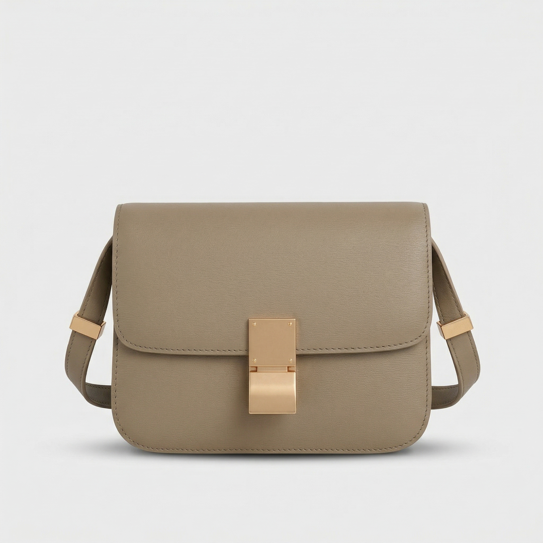 Kara – Small Leather Crossbody Bag, Structured Shoulder Purse