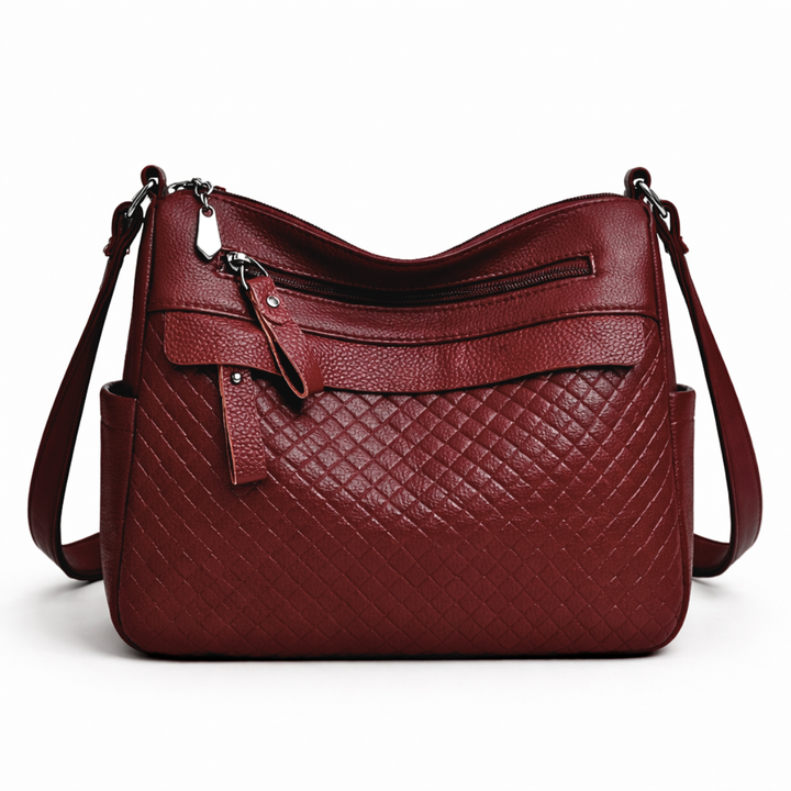 Kenna – Woven Vegan Cowhide Crossbody Bag