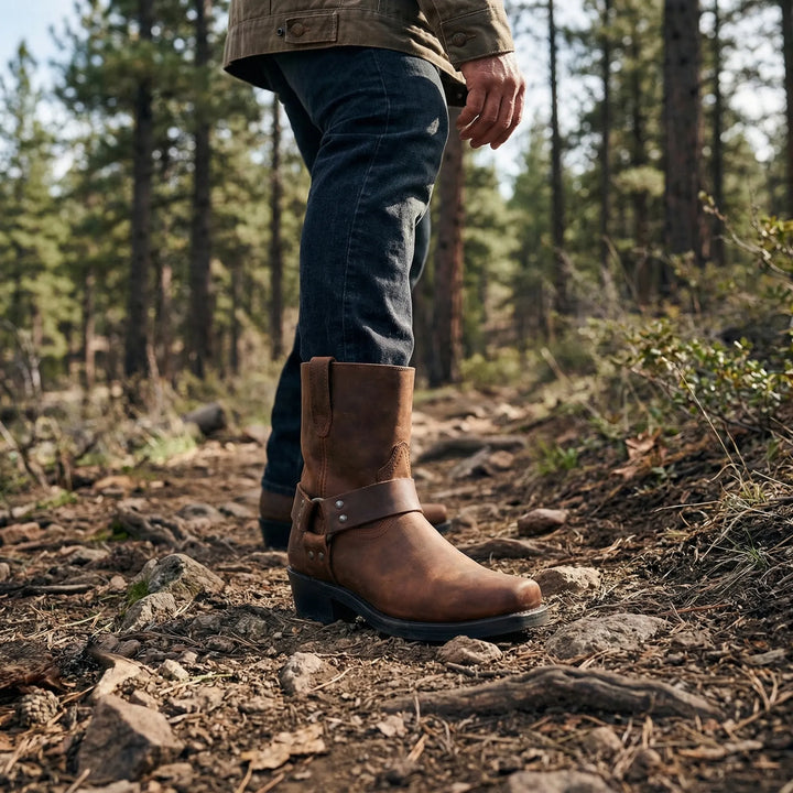 Heritage Western Studded Slip-On Boot for Men