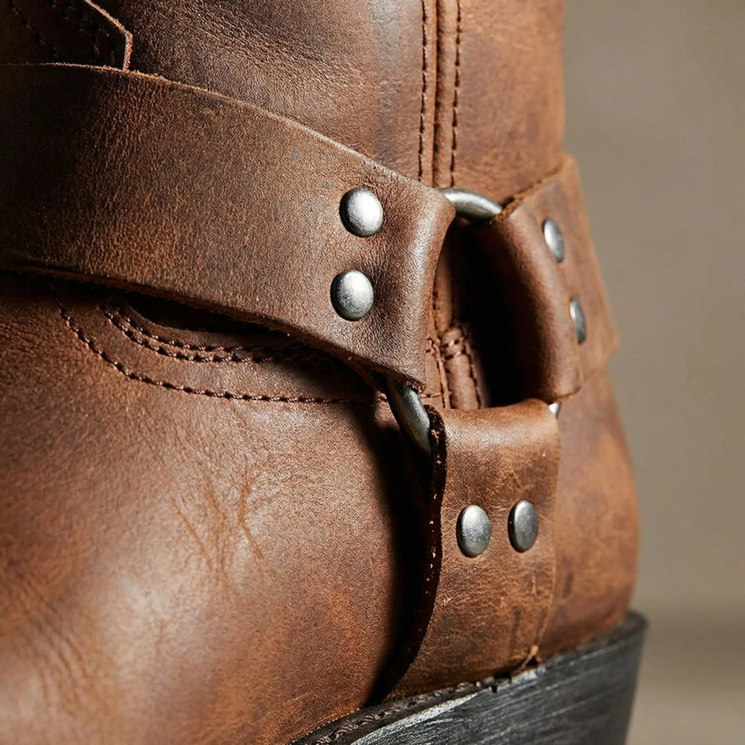 Heritage Western Studded Slip-On Boot for Men
