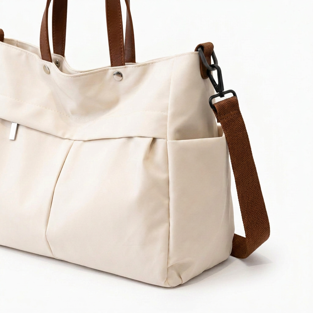 Kova – Large Nylon Tote Bag, Women's Work Shoulder Bag