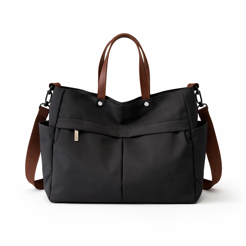 Kova – Large Nylon Tote Bag, Women's Work Shoulder Bag