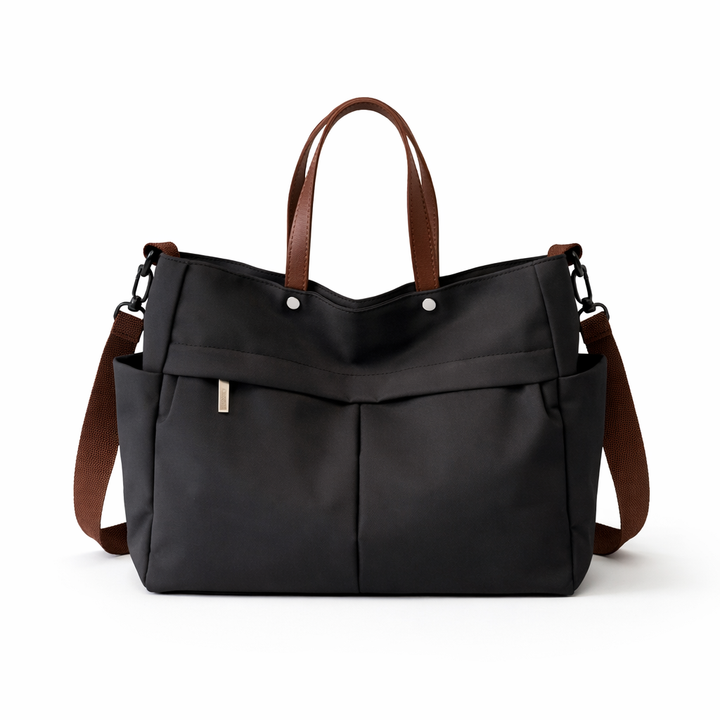 Kova – Large Nylon Tote Bag, Women's Work Shoulder Bag