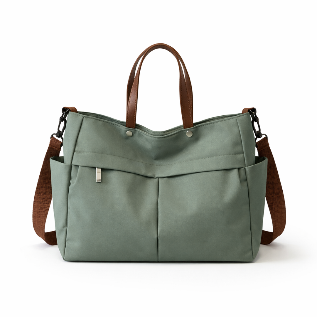 Kova – Large Nylon Tote Bag, Women's Work Shoulder Bag