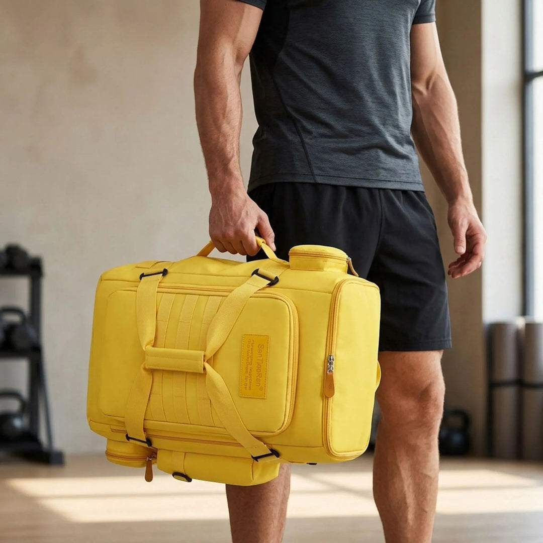 Expandable Multi-Compartment Travel Backpack - 36-55L Capacity