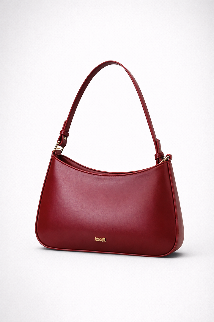 Cleo – Small Vegan Leather Shoulder Bag, Classic Hobo Bag