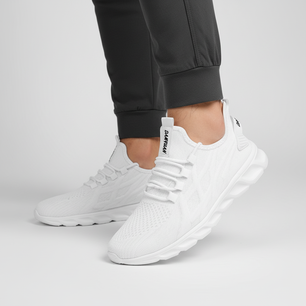 Breathable Knit Comfort Sneaker for Men - Lightweight & Cushioned