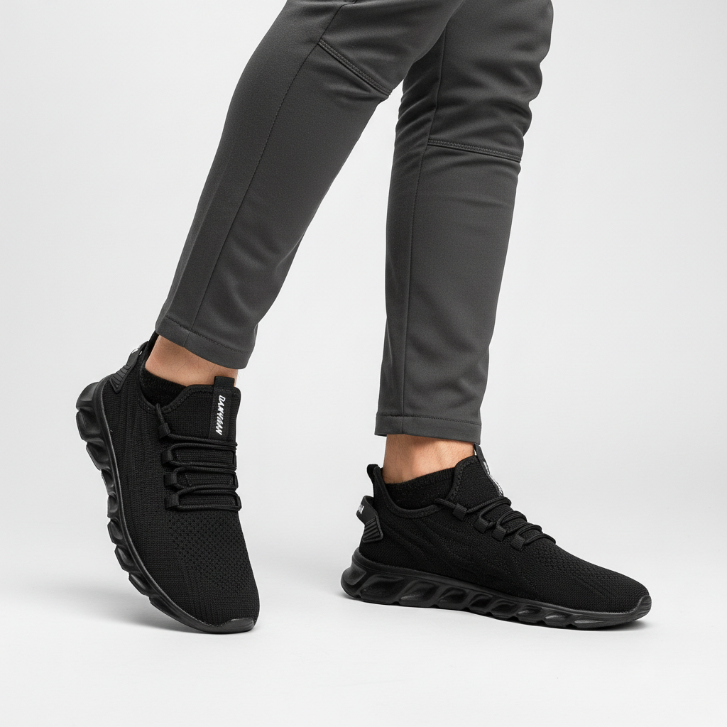 Breathable Knit Comfort Sneaker for Men - Lightweight & Cushioned