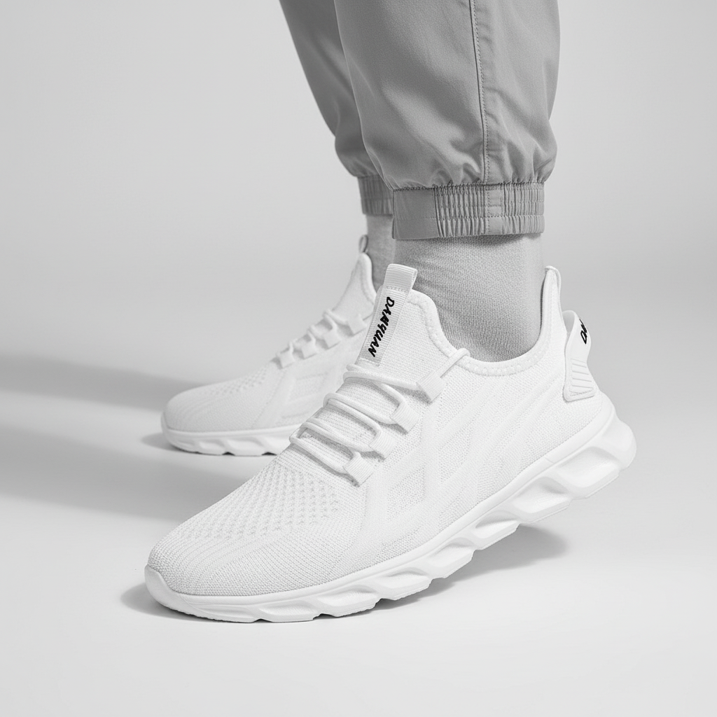 Breathable Knit Comfort Sneaker for Men - Lightweight & Cushioned