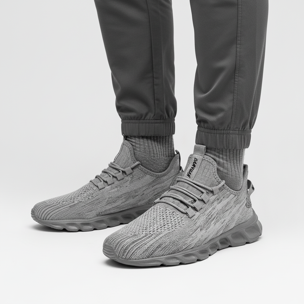 Breathable Knit Comfort Sneaker for Men - Lightweight & Cushioned