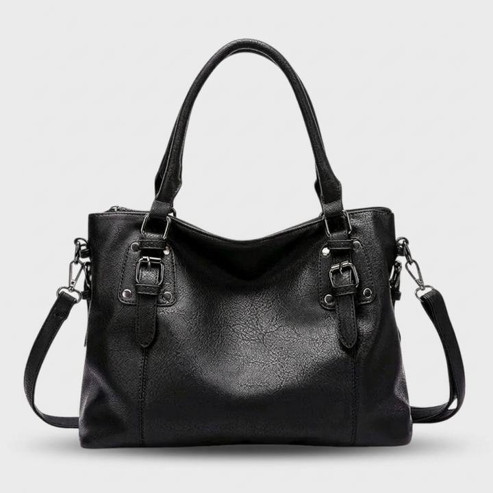 Lena – Vegan Leather Hobo Bag with Crossbody Strap
