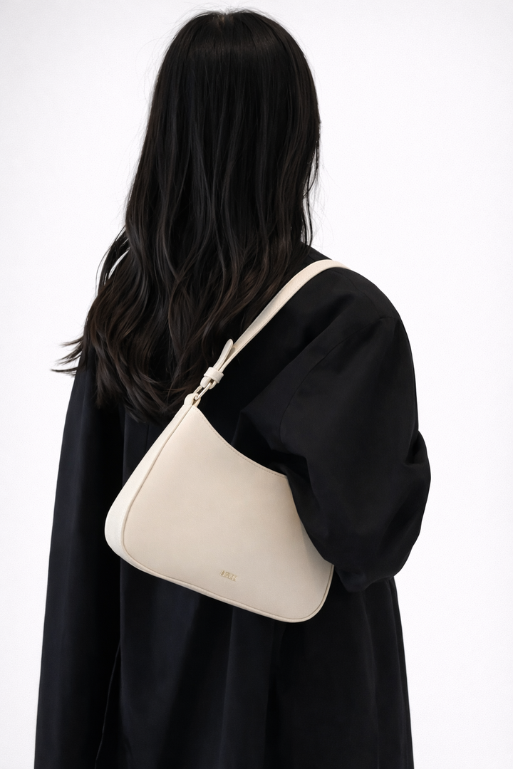 Cleo – Small Vegan Leather Shoulder Bag, Classic Hobo Bag