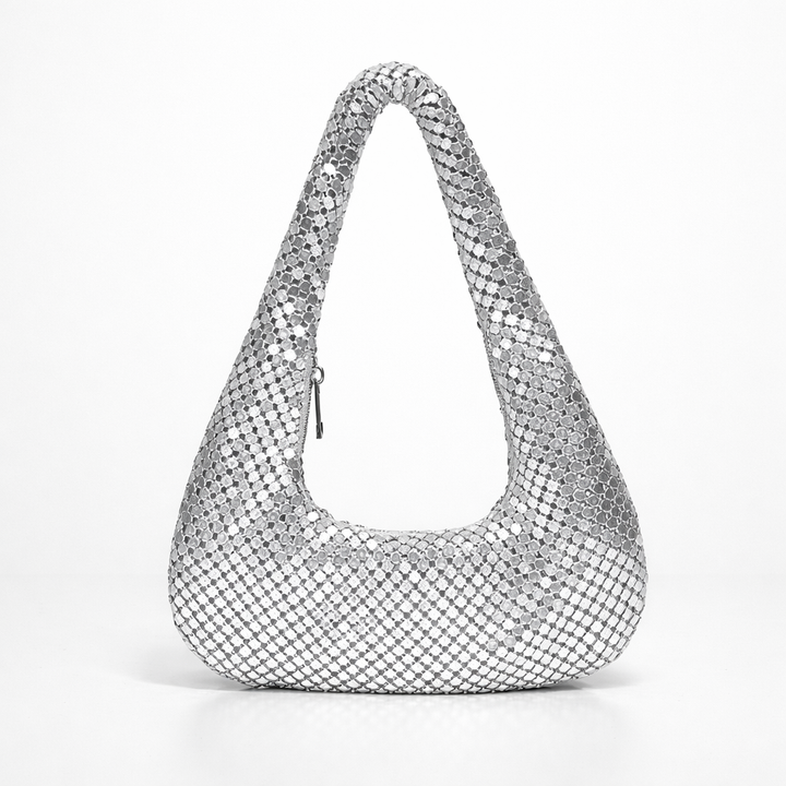 Luna – Sequin Shoulder Bag, Small Evening Clutch
