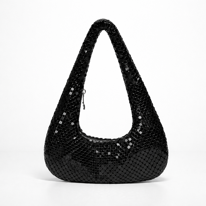 Luna – Sequin Shoulder Bag, Small Evening Clutch
