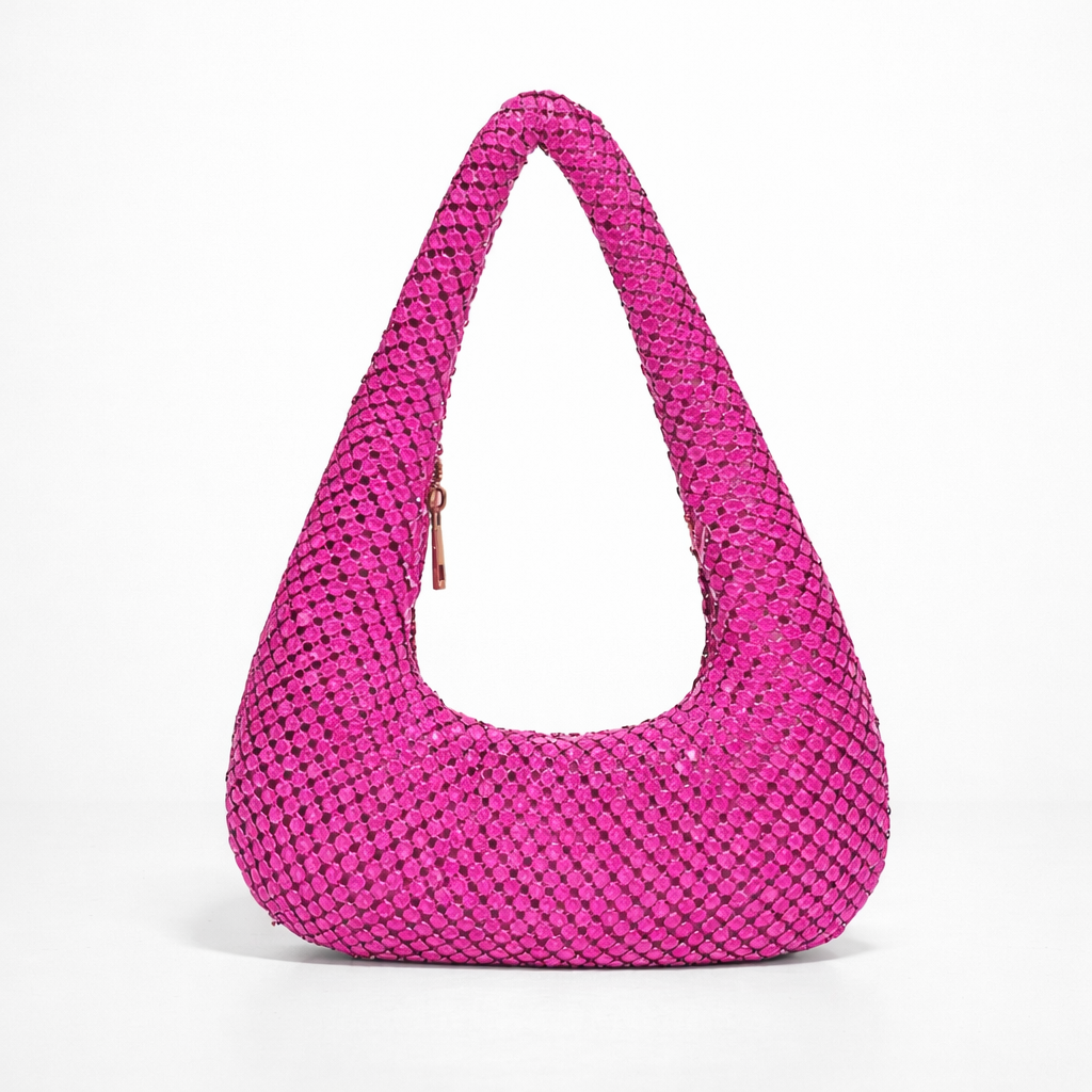 Luna – Sequin Shoulder Bag, Small Evening Clutch