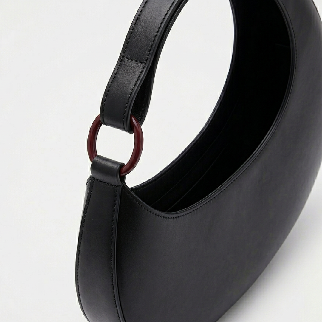 Luna – Vegan Leather Crescent Shoulder Bag for Women