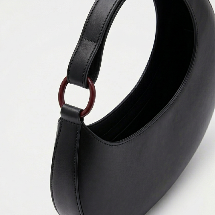 Luna – Vegan Leather Crescent Shoulder Bag for Women