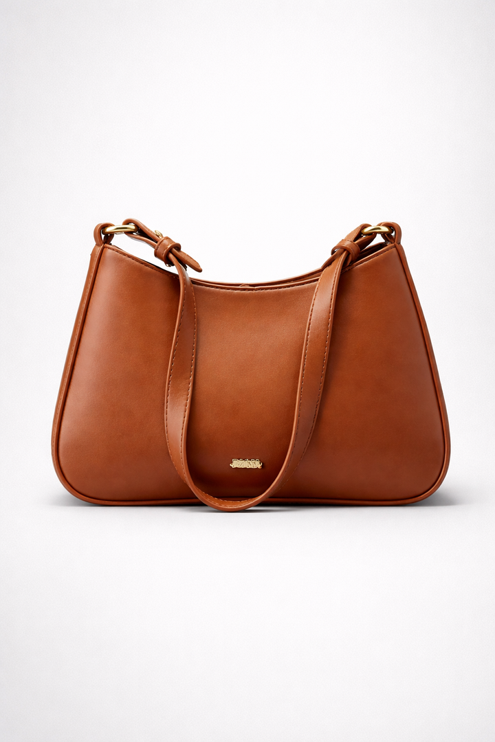 Cleo – Small Vegan Leather Shoulder Bag, Classic Hobo Bag
