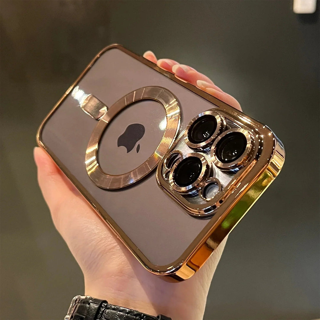 Premium Metallic Magnetic Phone Shield - Slim Protective Case