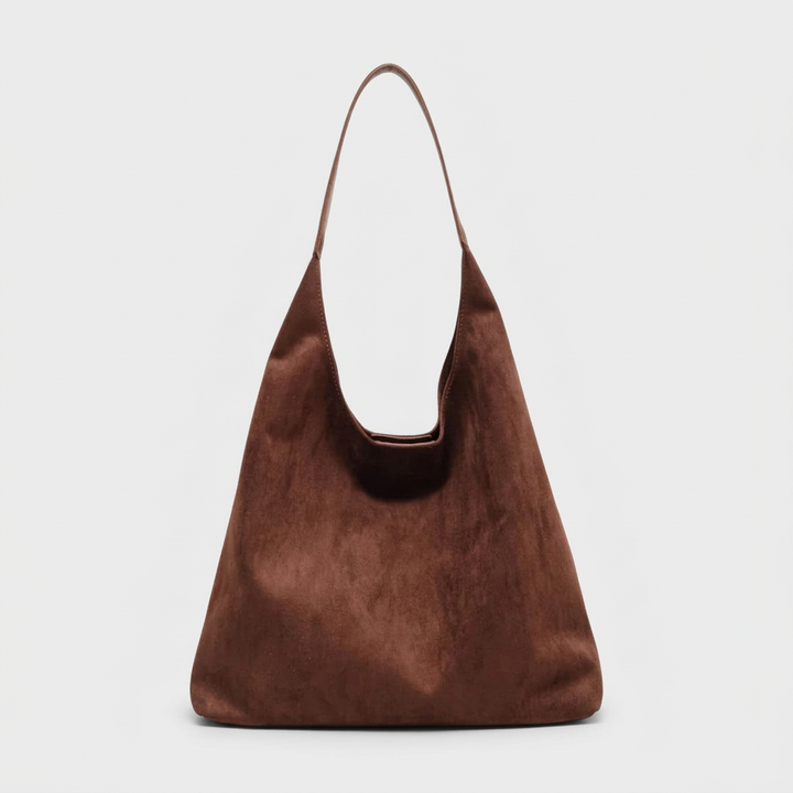 Mara – Suede Hobo Bag, Large Slouchy Shoulder Bag