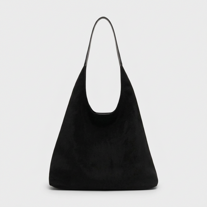 Mara – Suede Hobo Bag, Large Slouchy Shoulder Bag