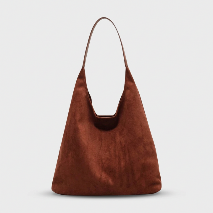 Mara – Suede Hobo Bag, Large Slouchy Shoulder Bag